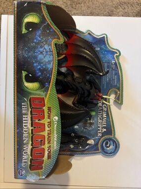 DreamWorks How to Train Your Dragon Grimnel & Deathgripper - Black & Red